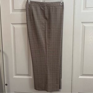 Lane Bryant Plaid Cuffed Cropped Pant Size 18 Women’s Plus